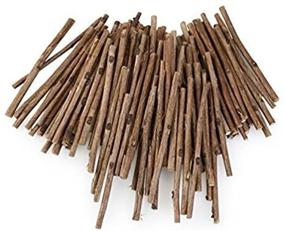 img 3 attached to 🌲 Tinksky Wood Log Sticks 10cm Long - DIY Crafts & Photo Props (Pack of 100) - Wood Color