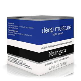 img 1 attached to 💦 Neutrogena Deep Moisture Night Cream, 2.25 Ounce
