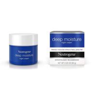 💦 neutrogena deep moisture night cream, 2.25 ounce logo