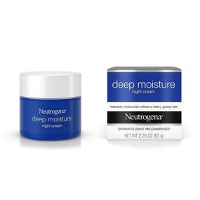 img 4 attached to 💦 Neutrogena Deep Moisture Night Cream, 2.25 Ounce