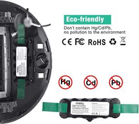 img 2 attached to 🔋 High-Capacity 4000mAh Replacement Battery for iRobot Roomba R3 500-870 & Scooba 450