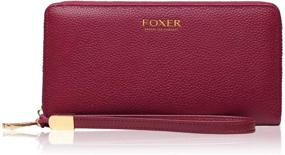 img 4 attached to 👜 Designer Women's Leather Wallets and Handbags: Genuine Packing for Elegant Style