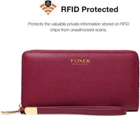 img 1 attached to 👜 Designer Women's Leather Wallets and Handbags: Genuine Packing for Elegant Style