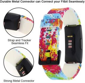 img 2 attached to 📱 BaandBuddy Straps Compatible with Fitbit Inspire HR/Inspire 2 / Inspire Accessories Band Sport Strap Inspire HR Bands for Men & Women