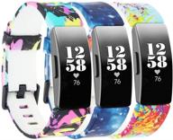 📱 baandbuddy straps compatible with fitbit inspire hr/inspire 2 / inspire accessories band sport strap inspire hr bands for men & women logo