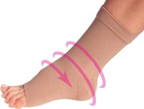 img 1 attached to 🦶 PediFix Compression Anklet Lightweight Elastic Ankle Bandage Medium - Effective Support for Ankle Injuries