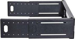 img 3 attached to KENUCO 19 Inch Steel Hinged Extendable Wall Mount Bracket Network Equipment Rack (3U)