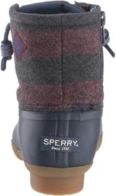 img 2 attached to 👞 Детская обувь Sperry Saltwater на щиколотке, черного цвета, для малышей