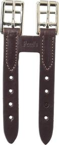 img 2 attached to Perri's Leather Girth Extender: Havana Tone, One-Size Fit for Any Saddle