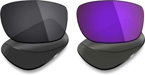 img 4 attached to 🕶️ Mryok Polarized Replacement Square Sunglasses - Men's Eyewear & Sunglass Accessories