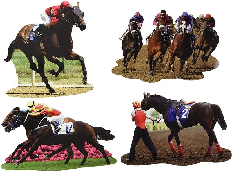 derby day cutouts 4 pkg 로고