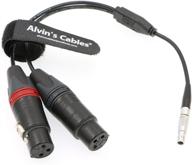 🔌 alvin's cables - high-quality 5 pin male to two xlr 3 pin female audio input cable for z cam e2 camera logo