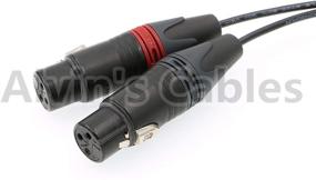 img 2 attached to 🔌 Alvin's Cables - High-Quality 5 Pin Male to Two XLR 3 Pin Female Audio Input Cable for Z CAM E2 Camera