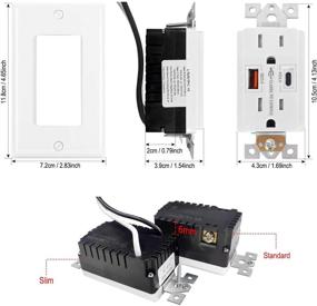 img 2 attached to ⚡ Power Up with GUKIBO Electrical Outlet Charge Receptacle – Ultimate Charging Convenience