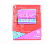 🔴 красный горячий пластилин sculpey iii - 2 унции логотип