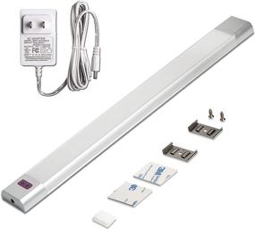 img 4 attached to 🔦 WOBANE Under Counter Light: Hand Wave Activated 12 inch LED Lighting for Kitchen, Shelf, Closet - Tunable Color 2700K to 6500K, 1 Panel