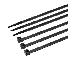 img 2 attached to 🔗 Amazon Basics 18-Inch/450mm Black Multi-Purpose Cable Ties - 50-Piece Pack