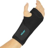 relieve tendinitis discomfort with vive wrist brace compression logo