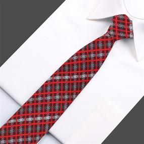 img 1 attached to 👔 Stylish Checkered Microfiber Boys' Neckties by Dan Smith DAE7C10D - Must-Have Accessories