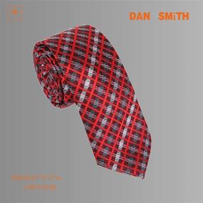 img 2 attached to 👔 Stylish Checkered Microfiber Boys' Neckties by Dan Smith DAE7C10D - Must-Have Accessories