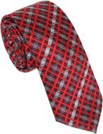 👔 stylish checkered microfiber boys' neckties by dan smith dae7c10d - must-have accessories logo