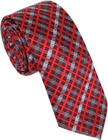 img 4 attached to 👔 Stylish Checkered Microfiber Boys' Neckties by Dan Smith DAE7C10D - Must-Have Accessories