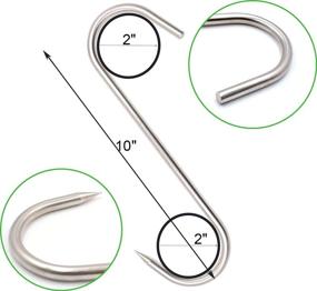 img 2 attached to 💡 Efficient Butcher Processing with Hanging Stainless S Hooks