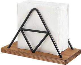 img 4 attached to MyGift Modern Triangle Napkin Holder