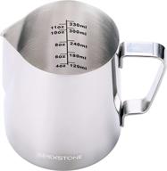 ☕ apexstone 12 oz espresso steaming pitcher: a perfect coffee milk frothing cup for baristas logo