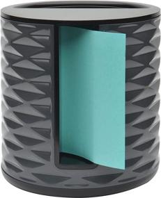 img 3 attached to 🗒️ 3x3 in Black with Grey Vertical Post-it Note Dispenser (Model: ABS-330-B)