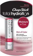 chapstick total hydration merlot 0.12 oz (pack of 3): ultimate lip care bundle for moisturized and nourished lips logo