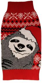 img 4 attached to 🐕 Stay Festive with the Alex Stevens Slothy Christmas Dog Sweater - Perfect Mock Turtleneck Style!