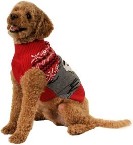 img 3 attached to 🐕 Stay Festive with the Alex Stevens Slothy Christmas Dog Sweater - Perfect Mock Turtleneck Style!