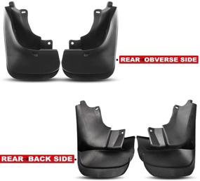 img 2 attached to A-Premium Splash Guards Mud Flaps Mudguards Fender: Toyota Corolla 1992-1999 Front and Rear 4-PC Set