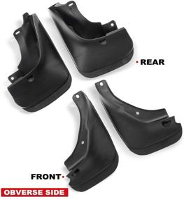 img 1 attached to A-Premium Splash Guards Mud Flaps Mudguards Fender: Toyota Corolla 1992-1999 Front and Rear 4-PC Set