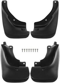 img 4 attached to A-Premium Splash Guards Mud Flaps Mudguards Fender: Toyota Corolla 1992-1999 Front and Rear 4-PC Set