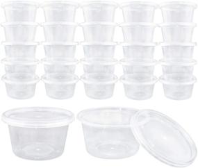 img 4 attached to 📦 40-Pack Large Clear Slime Foam Ball Storage Containers with Lids (4oz) - Ideal for SEO