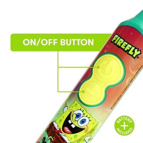 img 2 attached to 🔥 Зубная щетка Firefly Clean N' Protect Spongebob Power: антибактериальный чехол и улучшенная мощность очистки