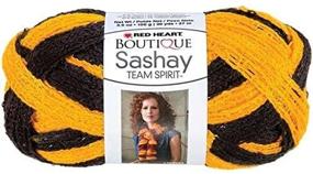 img 2 attached to ❤️ Gold/Black RED HEART Boutique Sashay Team Spirit Yarn
