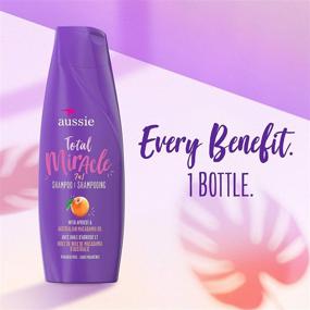 img 3 attached to 💇 Achieve Total Hair Transformation with Aussie Total Miracle Collection 7n1 Shampoo and Conditioner Set, 12.1 Fluid Ounce Each