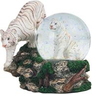 white tigers snow globe - stealstreet ss-g-28052, 4.25 inches logo