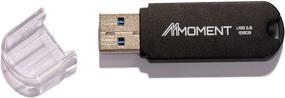 img 3 attached to 📀 USB флеш-накопитель Mmoment MU50 128 ГБ 3.0 - Быстрое хранение и передача данных, скорость чтения 110 Мб/с, компактный размер - современный матово-белый или черный.