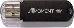 img 4 attached to 📀 USB флеш-накопитель Mmoment MU50 128 ГБ 3.0 - Быстрое хранение и передача данных, скорость чтения 110 Мб/с, компактный размер - современный матово-белый или черный.