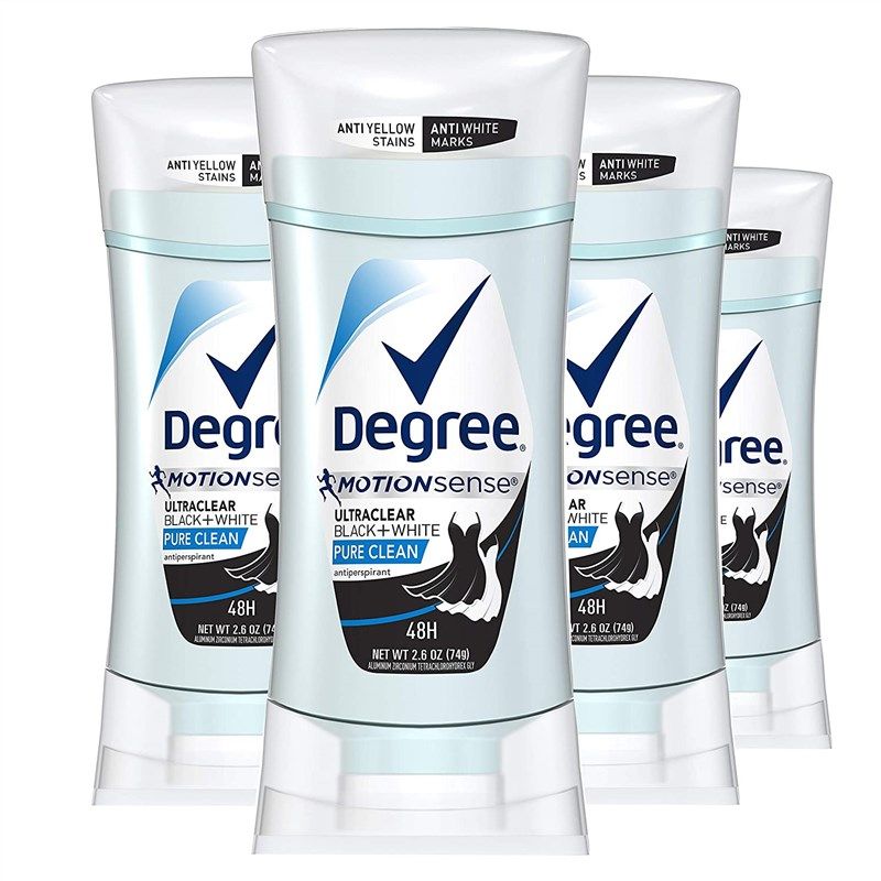 degree ultraclear black antiperspirant deodorant 로고