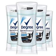 degree motionsense ultraclear black + white pure clean antiperspirant, 2.6 oz (pack of 4): long-lasting protection for a fresh, odor-free you logo
