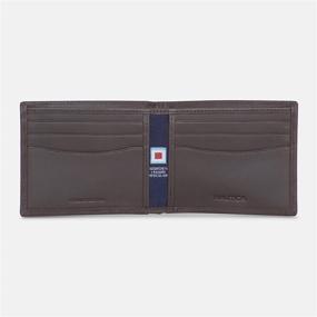 img 1 attached to 💼 Nautica Mens Brown Bifold Wallet: Stylish and Functional