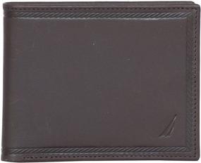 img 2 attached to 💼 Nautica Mens Brown Bifold Wallet: Stylish and Functional