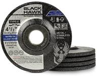 ✨ bha depressed center metal grinding wheels: 4.5” x 1/4” x 7/8” - 5 pack for angle grinders logo