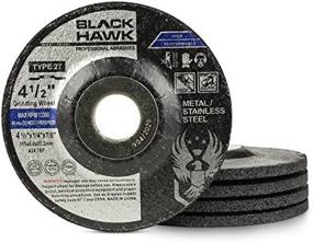 img 2 attached to ✨ BHA Depressed Center Metal Grinding Wheels: 4.5” x 1/4” x 7/8” - 5 Pack for Angle Grinders