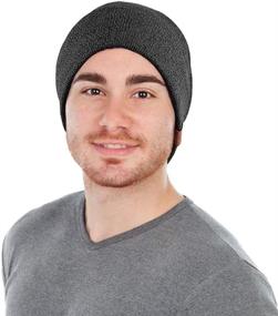 img 2 attached to 🧣 OZERO Winter Beanie Hat - Thermal Polar Fleece Ski Stocking Skull Cap for Men and Women - Ideal for Daily Wear and Outdoor Activities